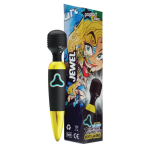 Celebrity Knights Rechargeable Wand Jewel Black & Gold Vibrator 